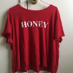 Womens Forever 21 “Honey” Crop Top Plus Size 3X